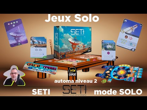 SETI - Search for Extraterrestrial Intelligence - Mode solo niv 2| Iello Expert | jeu de société
