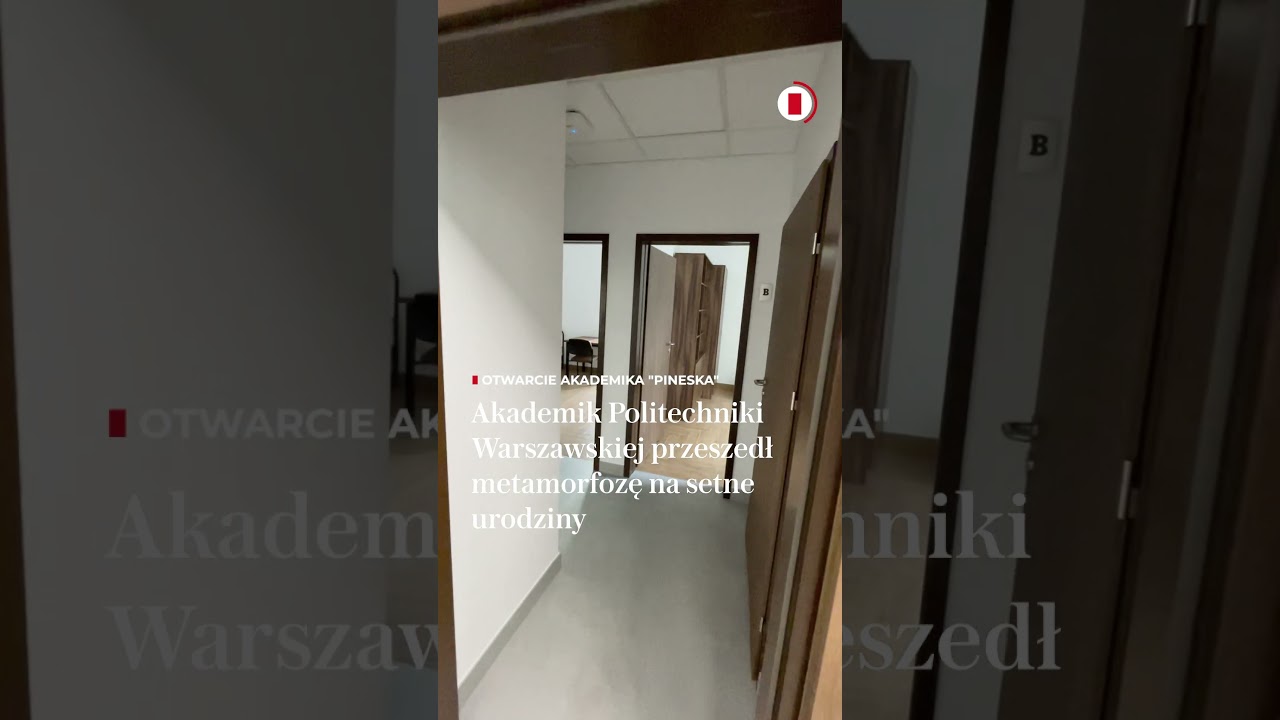 Byliśmy w nowym akademiku Politechniki Warszawskiej #shorts