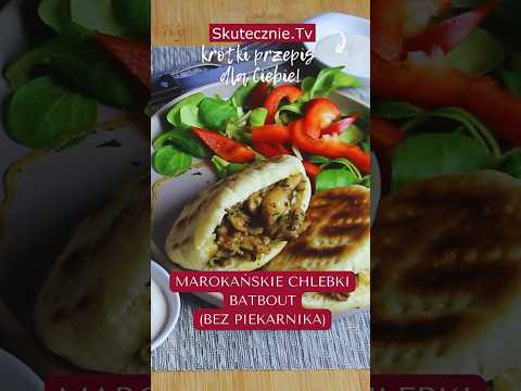 Marokańskie chlebki batbout #przepis #skutecznietv #obiad