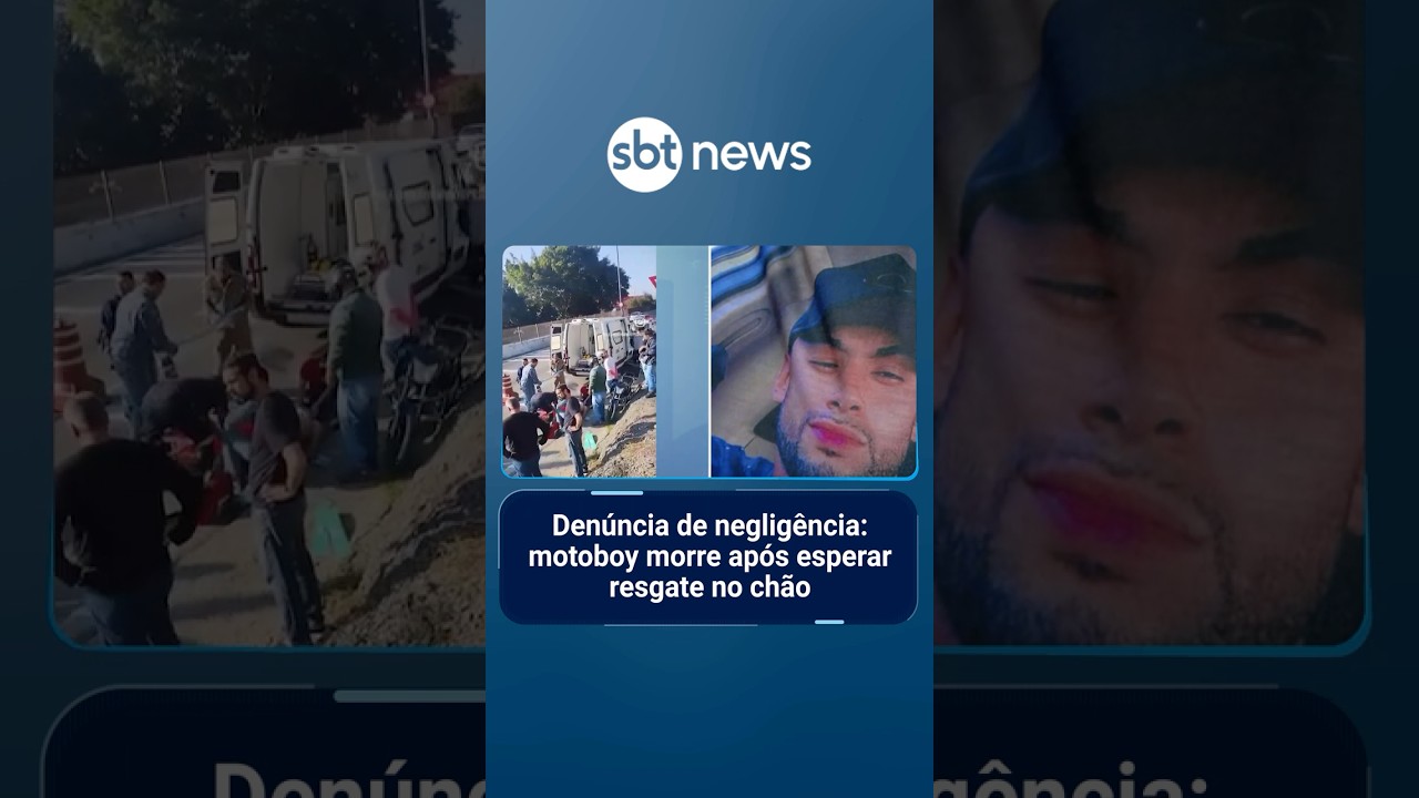 Denúncia de negligência motoboy morre após esperar resgate no chão | AloVoce