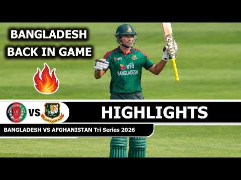 Bangladesh vs Afghanistan Tri Series ODI Match Highlights <strong>2026</strong> | Ban Vs <strong>Afg</strong> Highlights
