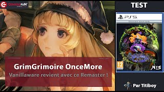 Vido-Test : [TEST] GrimGrimoire OnceMore sur PS5, PS4 & SWITCH ?  Du grand VANILLAWARE ?