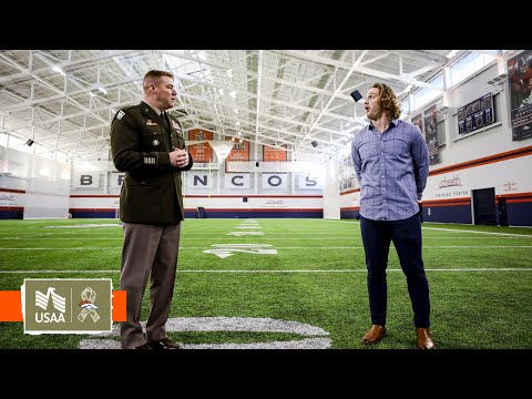 'It means so much to me': Andrew Beck wins the 2021 Salute to Service Award presented by USAA video clip