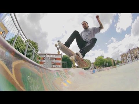 Ewen Bower Shredding Stockwell Skatepark 