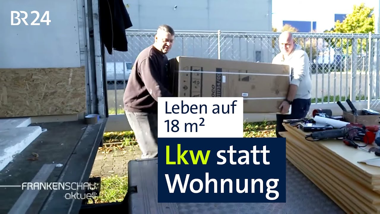 Berufskraftfahrer gibt seine Wohnung auf und zieht in einen Lkw | BR24