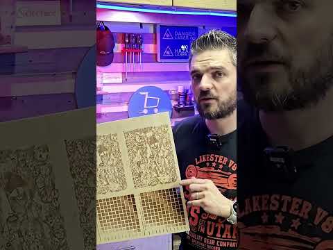 La VRAIE puissance d'un laser 40W ! 🤯 #shorts