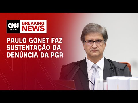 ​Paulo Gonet faz sustentação da denúncia da PGR | LIVE CNN