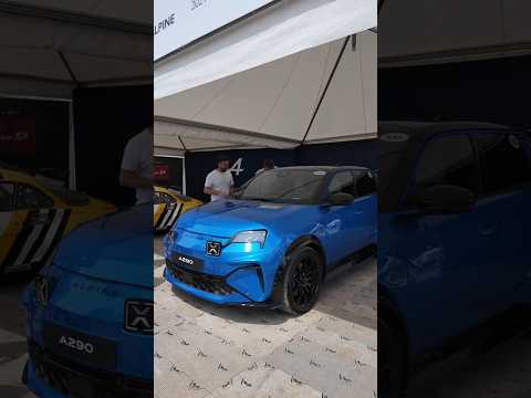 Alpine A290 at Goodwood Festival of Speed. Could this be one of the best electric hot hatches? #a290