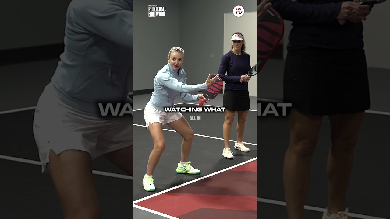 Pickleball pro & coach Susannah Barr will teach you lateral movement & footwork drills 🦶