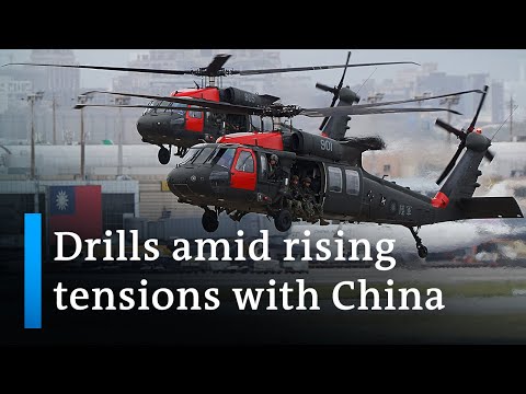 How is Taiwan adapting its military drills to the growing tensions with China? | DW News