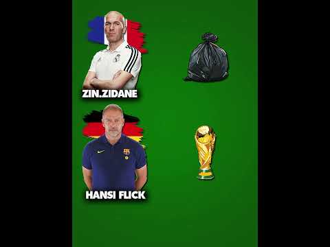 Zidane 🆚 Flick 🐐👑#football