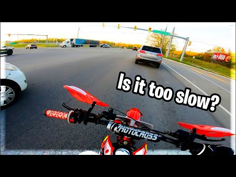 Riding The Apollo RFZ Dirt/Pit Bike In Traffic! (Chinese Dirt Bike Review)