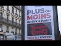 Paris to vote on raising parking fees for SUVs