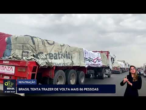 Brasil tenta repatriar mais 86 pessoas