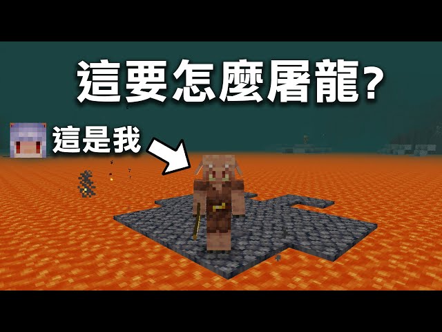 Minecraft生存！但是我是一隻【豬布林】我能活用豬布林的技能成功屠龍嗎？
