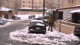 Amman snow -
