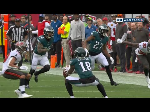 Eagles Muffed Punt Leads to Tampa Bay Touchdown video clip