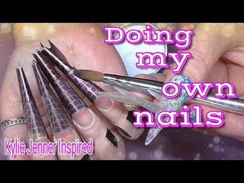 Kylie Jenner Inspired Nails - Sculpting My Nails - Acrylic & Polygel | ABSOLUTE NAILS