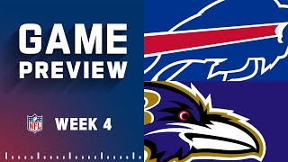 Buffalo Bills vs. Baltimore Ravens Week 4 Game Preview