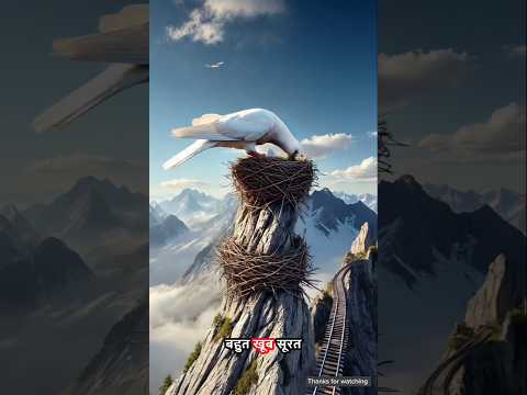 The Brave Pigeon Who Built a Nest on the Mountain | Motivational Bird Story in Hindi