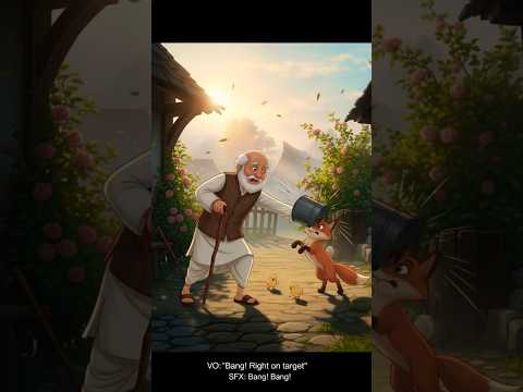 🐔"When a fox attacked...🦊 Grandpa's clever trick saved the chickens!"