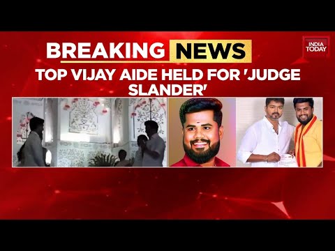 Top Vijay Aide Jailed For 'DMK Stooge' Jibe At High Court Judge | India Today