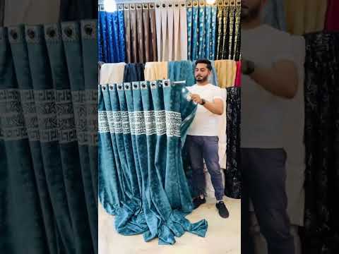 Luxury velvet curtains #interiordesign #curtains #homedecor #shorts #viralshorts #windowblinds