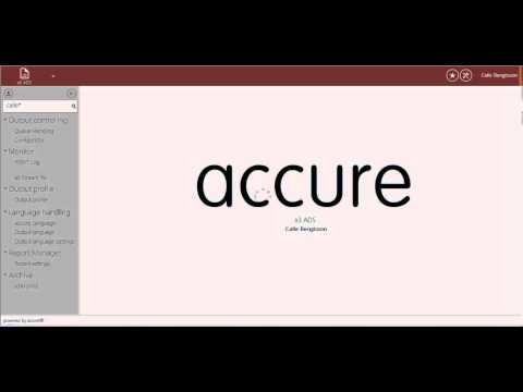 accure Application Search