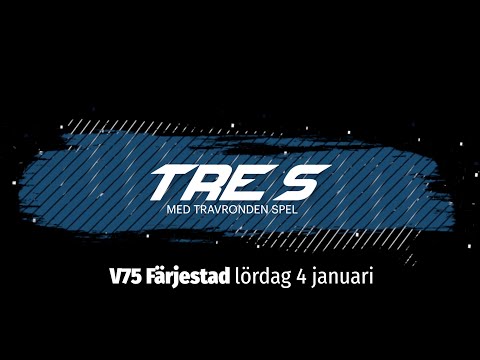 Speltips V75 Färjestad 4 januari