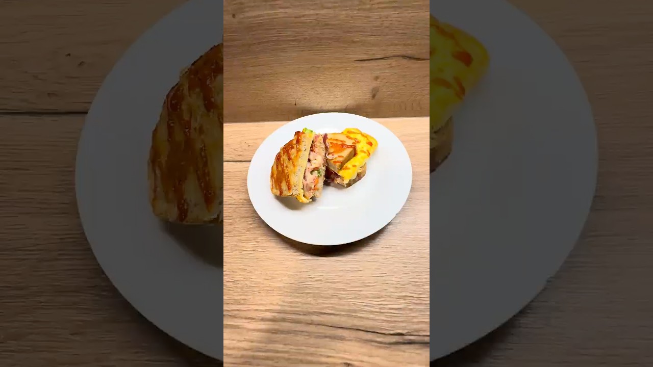 Snídaňový sendvič all in one