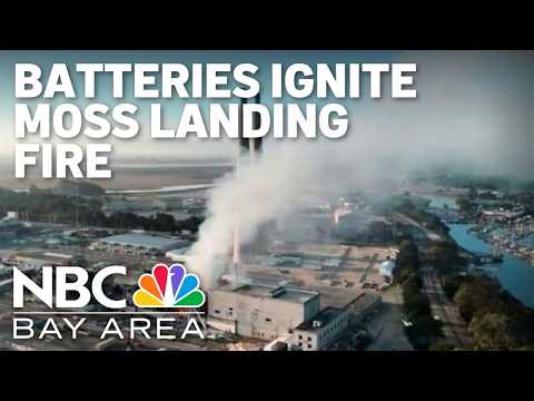 Moss Landing Power Plant fire started in batteries not removed