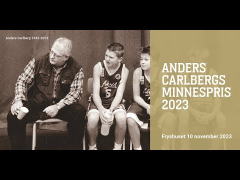 LIVE: Anders Carlbergs minnespris 2023