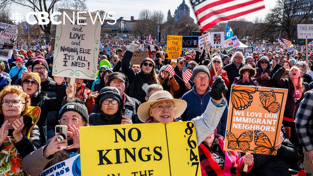 'No Kings' protests take aim at war on Iran, Trump's actions
