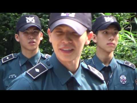 170714 Donghae discharged + Eunhae Century Hug at SMPA