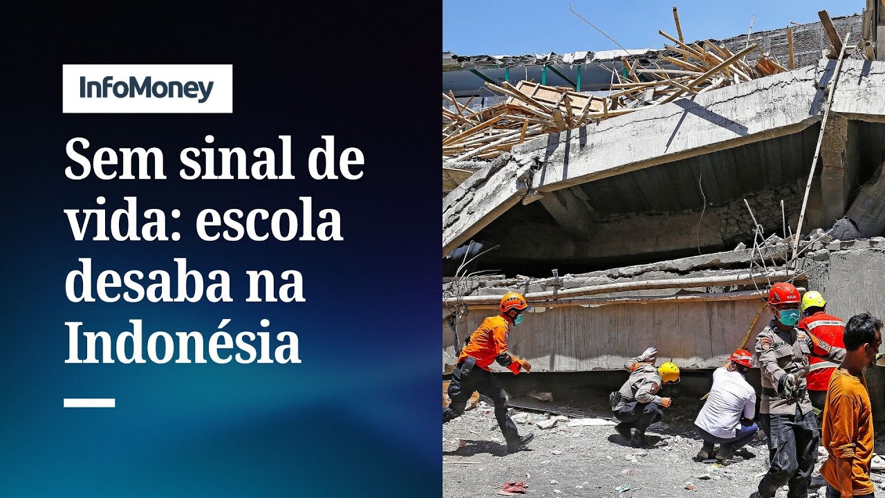 Escola desaba na Indonésia e deixa 59 desaparecidos | InfoMoney News
