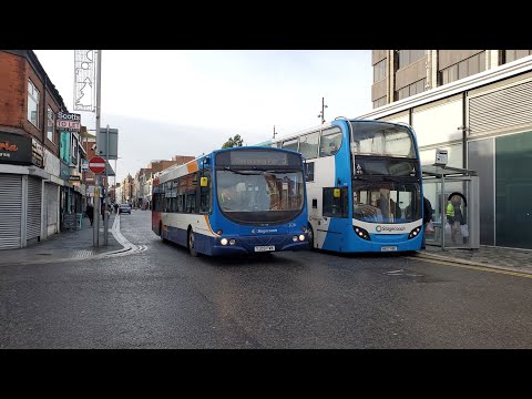 Buses at Grimsby Riverhead Exchange (08/12/2023)