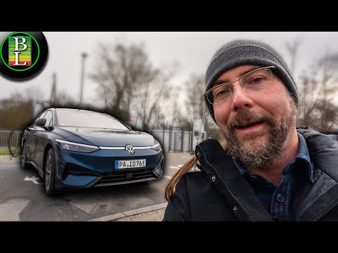 VW Id.7 Pro - 110 km/h range test in Winter conditions