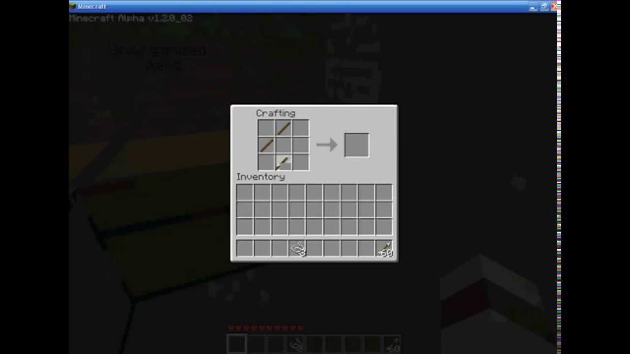 Minecraft How to make a bow YouTube