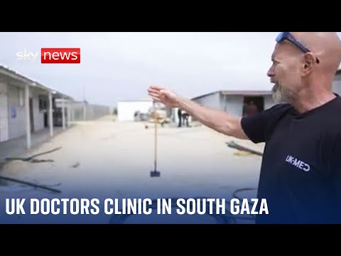 UK doctors travel to south Gaza to set up a field hospital in a war zone | Israel Hamas war