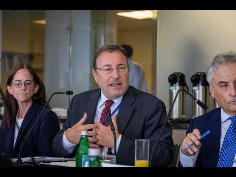 UNDP Administrator Achim Steiner speaks during the 2024 UN HLPF in New
York.