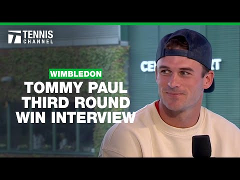 Tommy Paul Gets Grass Tips from Martina Navratilova | 2024 Wimbledon Third Round