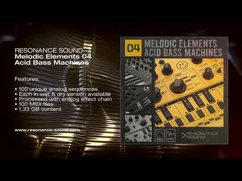 Melodic Elements 04 - Acid Bass Machines | Analog Bass Loops