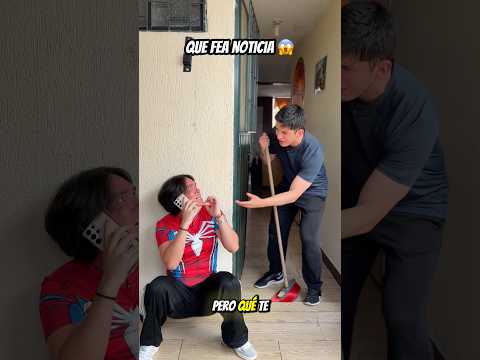 Que fea noticia 😱 #humor #comedia #hermanos #brother #risas #humorlatino