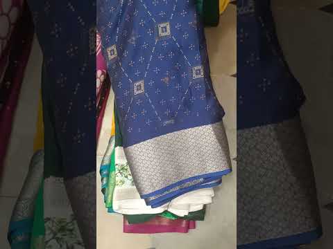 Marshmallow Georgette sarees #uma sarees centre 💥
