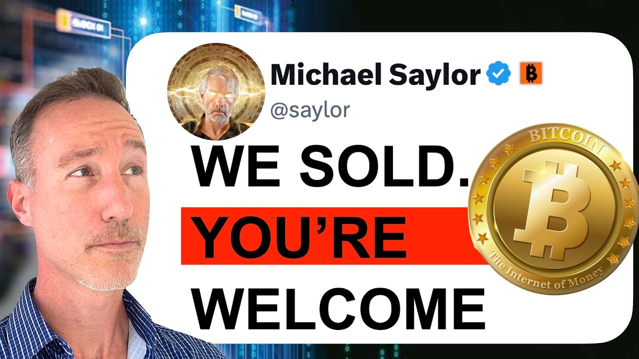 Saylor's Bitcoin Sell-Off Turned Me Bullish.