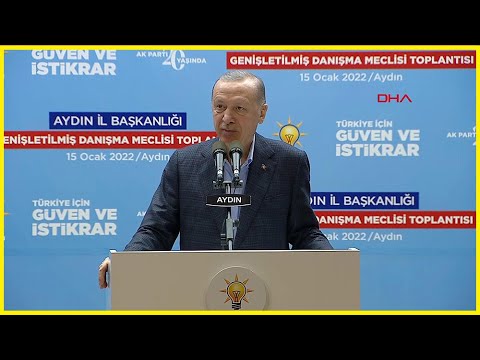 Cumhurbaşkanı Erdoğan AK Parti Aydın İl Danışma Toplantısında konuştu