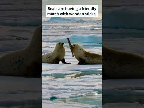 Seal Stick Fight! 🦭⚔️ Funny Seal Sparring Battle | Cute Animal Short