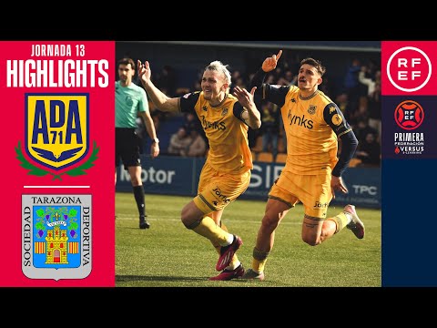 (RESUMEN Y GOL) AD Alcorcón 1-0 SD Tarazona / J13 - 1ª RFEF G2 / Fuente: YouTube Real Federación Española de Fútbol