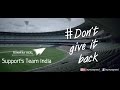 Telugu Warriors & RunwayReel Support Team India For World Cup 2015