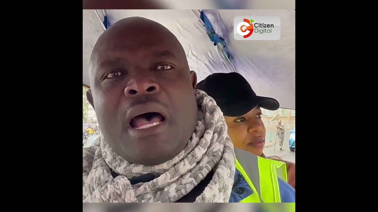 Boda boda operator in tears as he narrates how he was beaten up by police in Nairobi CBD.